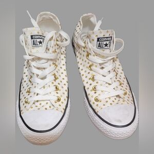 Gold Polka Dot Converse